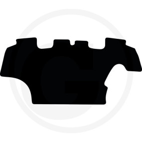 Fußmatte Velours Schwarz Granit 654950105