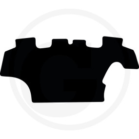 Fußmatte Velours Schwarz Granit 654950106