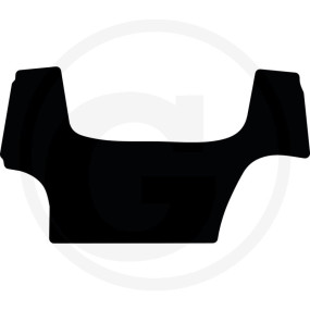 Fußmatte Velours Schwarz Granit 654950113