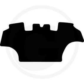 Fußmatte Velours Schwarz Granit 654950122