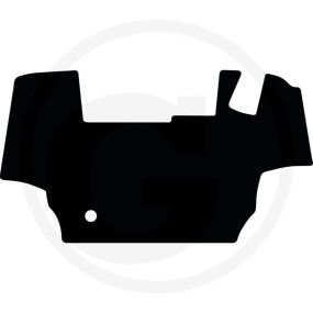 Fußmatte Velours Schwarz Fendt Granit
