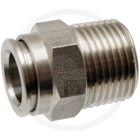 Steckkupplung Gerade 10X3/8 Ag Inox Granit 67002-0410381