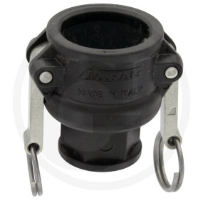 Kamlock Kupplung 1/2'' Typ D Kunststoff Granit 67018103D2