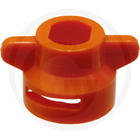 Duesenkappe / Dichtung. Orange Granit 67021398H-8-CELR
