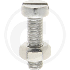 Schraube M6+Mutter Inox Granit 670400101