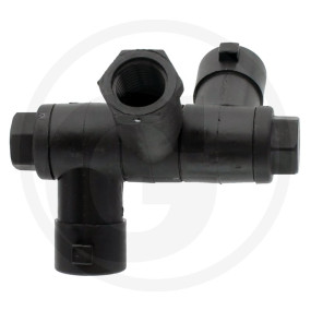 Gelenk - Düsenhalter 2-Fach Ig1/4'' Granit 670404172
