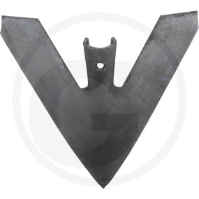 Flügelschar ''Clip On'' 37 Cm Granit