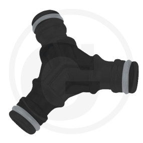 3-Wege Schlauchkupplung Granit 7540000066