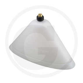 Sprühschirm Oval, Weiss Granit 76510501606