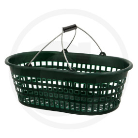 Gartenkorb Grün mit Bügel, 15 Kg Granit 7651313602