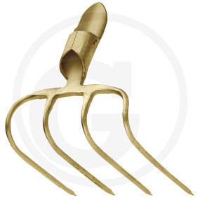 Ideal Dunghacke,4 Zinken,Gold, Federd Granit 76570125