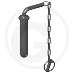 Bolzen mit Griff 31,5 X 167 Granit 777104436320