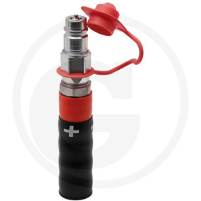 Griffstecker Kunststoff Rot Granit 81511358