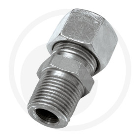 Verschraubung Typ: Ge 06 - S1/ 4'' Npt Granit