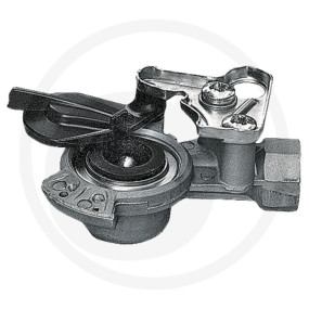Kupplungskopf Schwarz 1-Leitung Granit 8284522010100