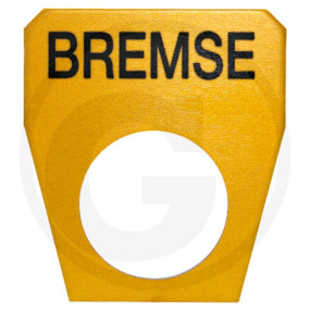 Bezeichnungsschild Granit 8288991402004