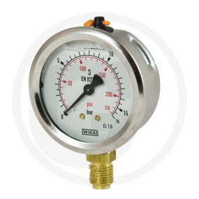 Manometer 16 Bar 63Mm - 1/4'' Granit 85000401