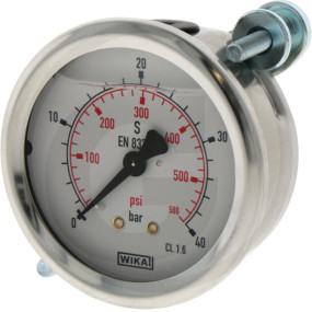 Manometer 40 Bar 63Mm - 1/4'' Granit 85000416