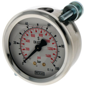Manometer 100 Bar 63Mm - 1/4'' Granit 85000418