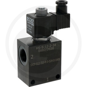 2/2- Wegeventil Zwv-E-Nc-2-12-S-24V Granit