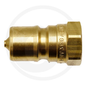 Hnv Stecker Ig 3/8'' Bsp Messing Granit 86001106