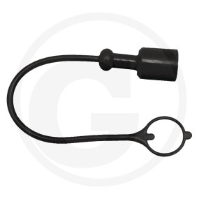 Tf12 Staubkappe Stecker Pvc Dn12 Schwarz Granit 86001676