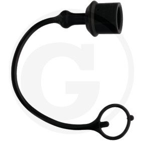 Ffh Staubkappe Stecker Pvc Dn10 Schwarz Granit 86001692