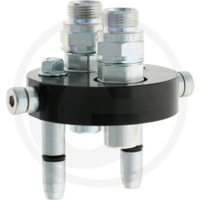 P206 Stecker Ag 2X M22X1,5 (15L) Dn10 Granit