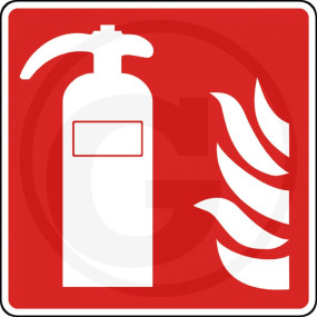Ersatzschild Feuerlöschersymbol Adamant Granit 11011915