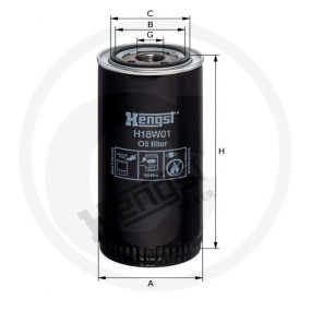 Motorölfilter H18W01 Granit