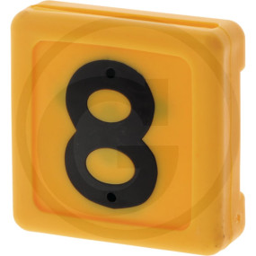 Vpe10 Blocknummer für Halsband 8 Granit 11050052