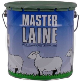 Schafstempelfarbe Grün, 4Kg Dose Granit 11271397