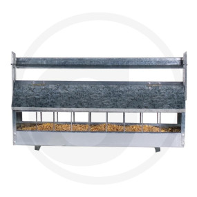 Geflügelfutterautomat mit Rolle Und Dach Granit 11275465