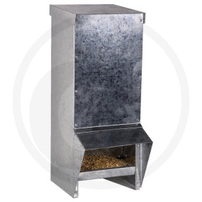 Trichter-Geflügelfutterautomat 18 Liter, Granit 11277576