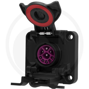 9P/12V Pass-Through Steckdose (Iso 117 Granit 11646806