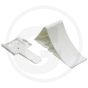 Unterlegkeil mit Halter, Weiss Granit 12078827