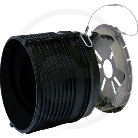 Schutztopf Rig D220 L248 Schwarz Granit 12136007