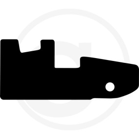 Textilmatte Calypso Schwarz Granit 12262229