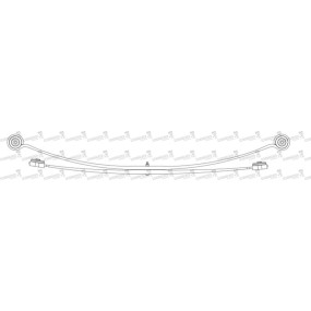 Hinterfeder Pf. Mercedes-Benz 9073201300 Granit 12292932