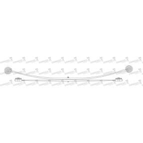Hinterfeder Pf. Mercedes-Benz 9073201000 Granit 12294388