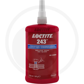 Loctite 243, mittel. Schraubens., 250 Ml Granit 12295645