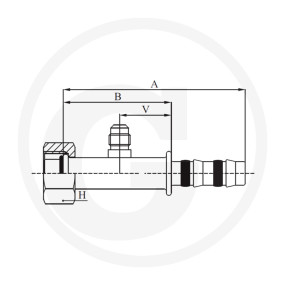 Fitting 0 Or Ig 3/4''-16-Unf 10 1/4''Sa Granit 12319896