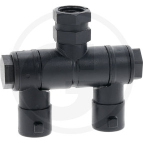 Gelenkdüsenhalter 2-Fach 3/8''F Granit 19394284
