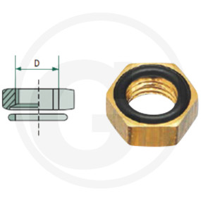 Kontermutter mit O-Ring (M14X1,5) Granit 2286237742