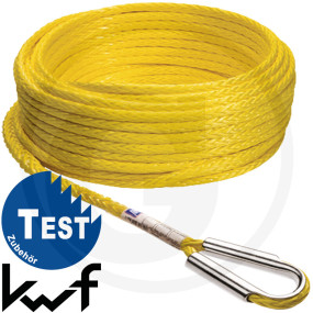 Windenseil 14Mm M. Edelst.rohrkausch,60M Granit 32270985