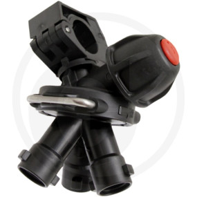 Düsenträger 1/2 Zoll 3-Weg D10 Granit 36035665