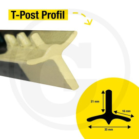 Vpe10 T-Pfosten Eco 1,67M Granit 36216934