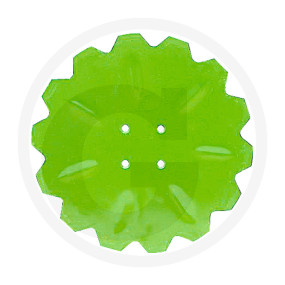 Sechscheibe 18" Gezackt Granit 410076409R