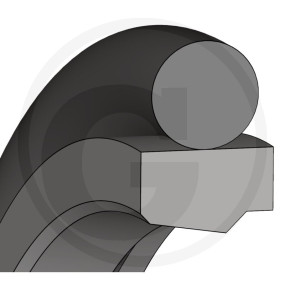 Einfachw. Stangend.,Ptfe mit Vorsp. O-Rg Granit 470018X022.9X02.2 SOP
