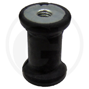 Gummi-Met.-Puf.,Ad50,H30Mm,2Xig M10,Ve1 Granit 485CT50X30